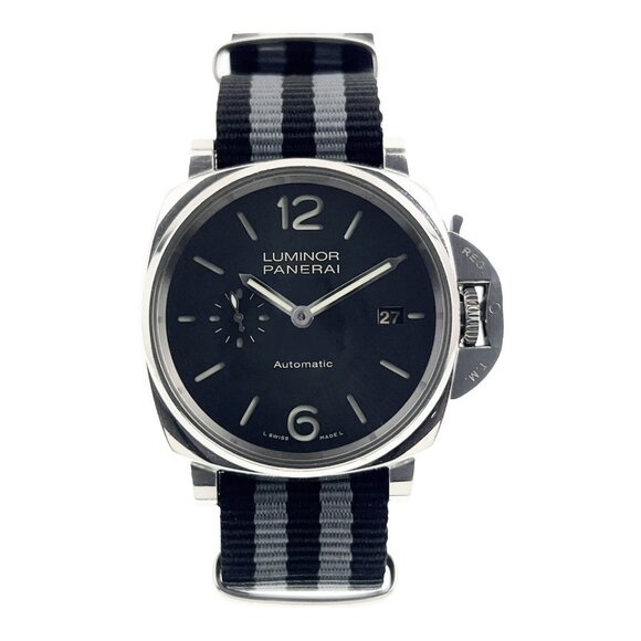 Panerai Luminor Due Stainless Steel Grey Dial 42mm Automatic Mens Watch PAM00904 - Picture 1 of 8